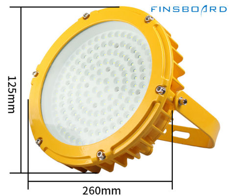 ATEX 防爆鉱山ランプ IP66 保護 SMD2835/3030 LEDチップとアルミ防爆ガラス