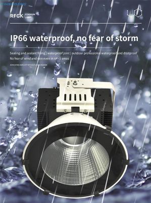 IP65防水 SMD 3030 LEDタワークレーンライト、AC85-265Vドライバー付き、産業用ハイベイ照明用