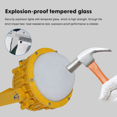 ATEX LED 防爆投光器 IP65 防水 高天井照明 50,000 時間の寿命とエネルギー効率