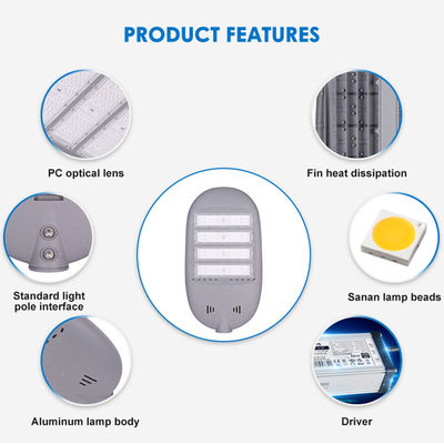 100W 150W 200W 高効率防水設計のモダン都市型屋外LED街路灯