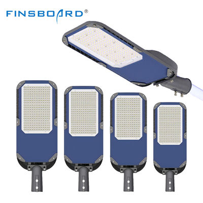 高出力屋外照明用、3000K-6500K色温度のダイキャストアルミニウムIP66防水LED街路灯