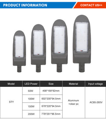 SMD 3030 IP66 3000K から 6500K 高ルメン LED 路灯 駐車場,高速道路