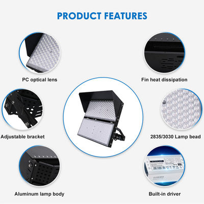 IP66 防水LED 防洪灯 スタジアムや高柱用用用用用品用で5万時間の寿命と216°調整可能な角度