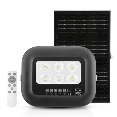 屋外照明 黒ABS太陽光 リモコン 50w LED太陽光洪水照明