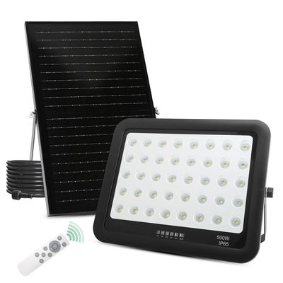 ブラックABS太陽光リモコン 50w 100w 200w 300w 400w 500w LED太陽光洪水灯