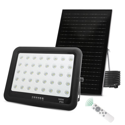 ブラックABS太陽光リモコン 50w 100w 200w 300w 400w 500w LED太陽光洪水灯