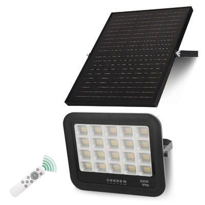 Ip65 ABS 温熱ガラス 太陽光ランプ フロードライト 100w 200w 300w 400w 500w LED 太陽光洪水灯
