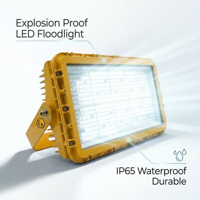 600W 防爆LED 洪水ライト IECEx コンパクト 高密度海洋オフショア 72000lm IP67 銅のないアルミニウム合金