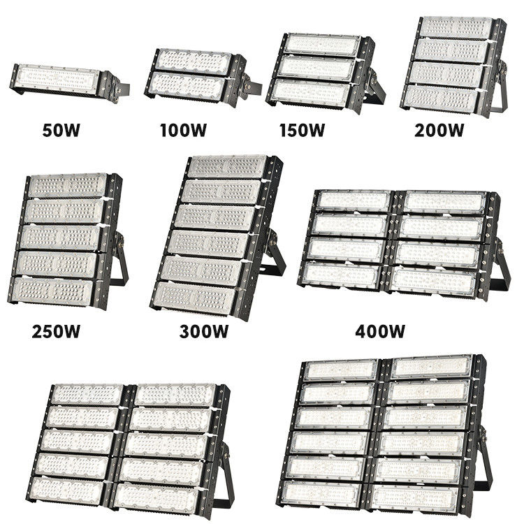 IP66防水 50W～600W 調光可能 LED投光器 屋外モジュール式投光器