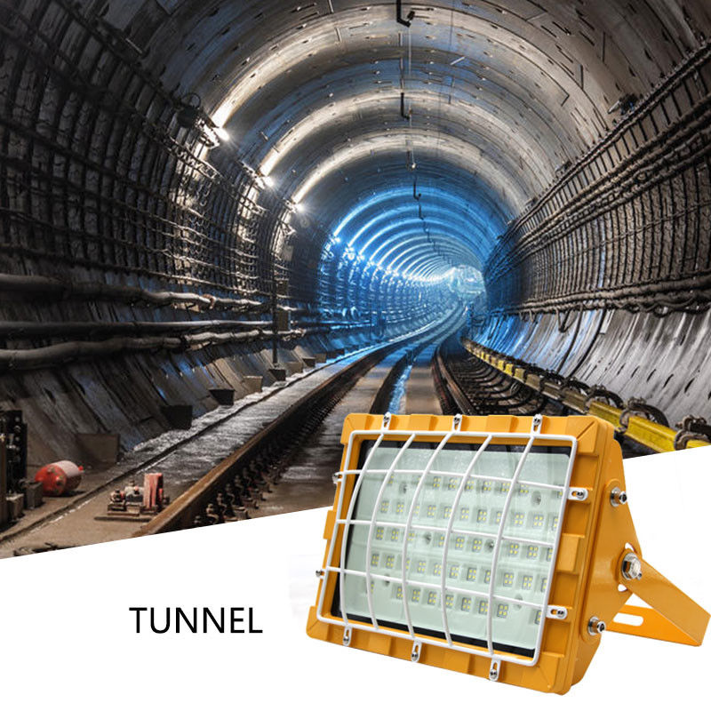 防爆LED 防水灯 Ex d IIC T6 標準 IP65 防水 5500-6500K 危険な場所のための色温