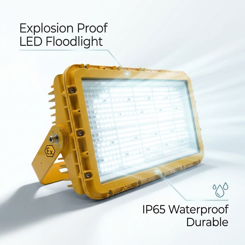 600W 防爆LED 洪水ライト IECEx コンパクト 高密度海洋オフショア 72000lm IP67 銅のないアルミニウム合金