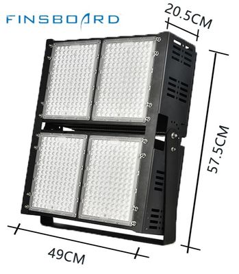 ディムブル LEDスタジアム照明 6500w 45°レンズアングル