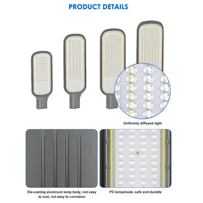 屋外道路駐車場 SMD2835 LEDストリートライト 鋳造型アルミ