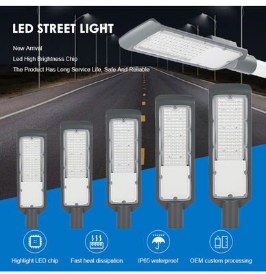 3000-6500K IP65 防水 50 - 200w LEDストリートライト 鋳造アルミ