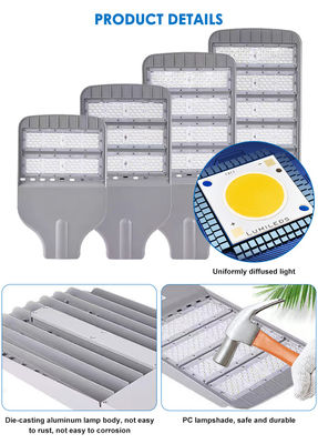 3000K/4000K/6000K OEM ODM IP65 防水 LED ストリートライト 安全・信頼性
