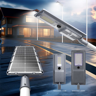 IP65 防水 屋外道路ライト SMD ダイカスティング アルミニウム 400w 600w オールインワン LED 太陽光路灯