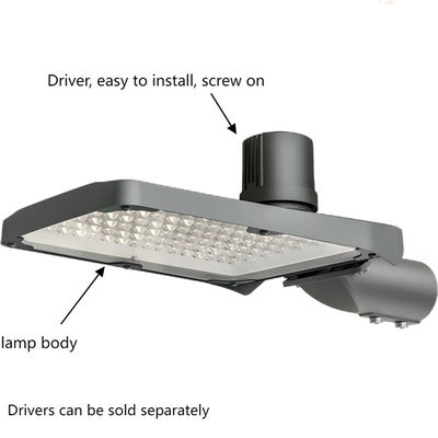 簡単にインストール 単一 切り離せるドライバ Ip66 鋳型アルミ 60w 100w 150w 200w 光制御 統合 LED ストリートライト